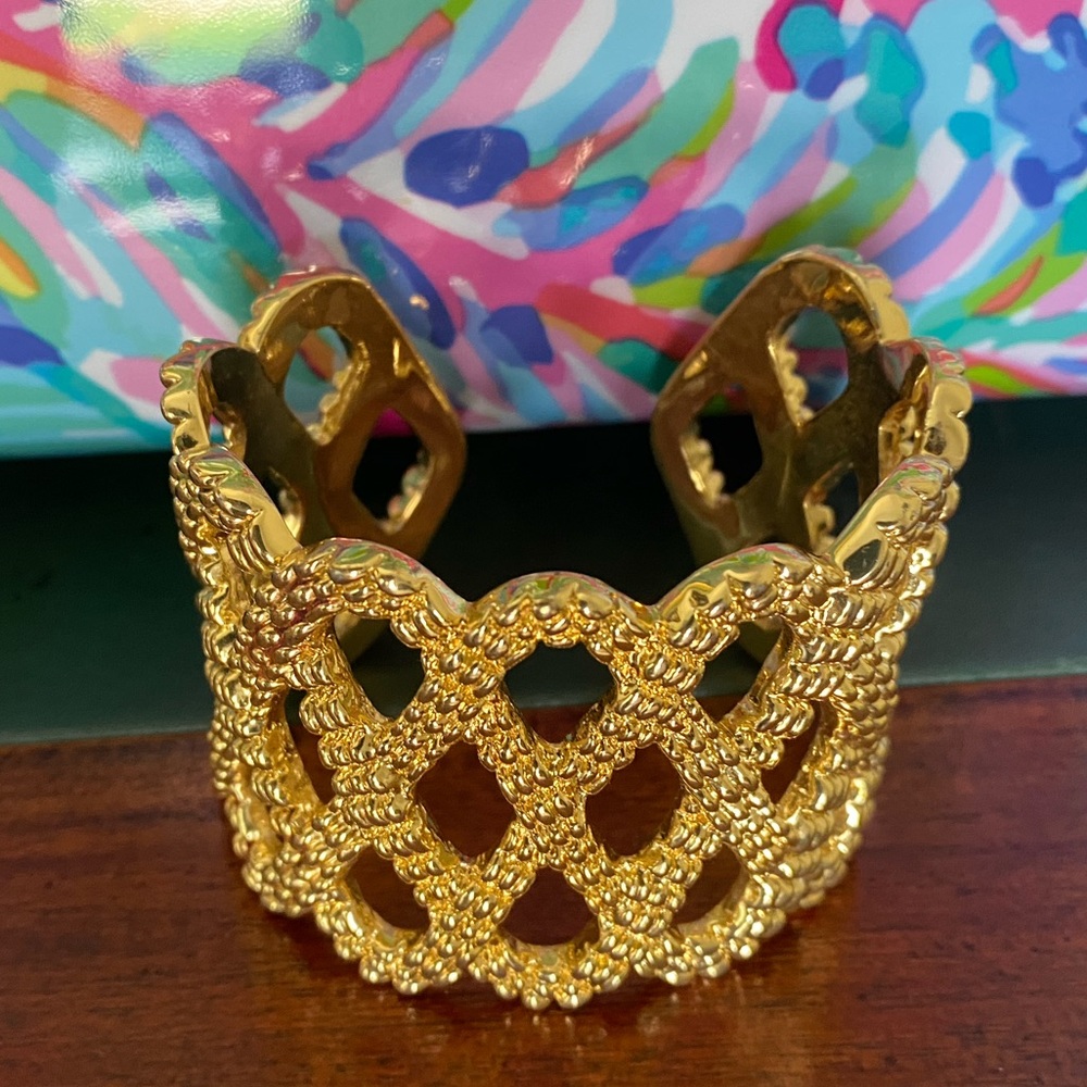 Lilly Pulitzer Gold Cuff Bracelet